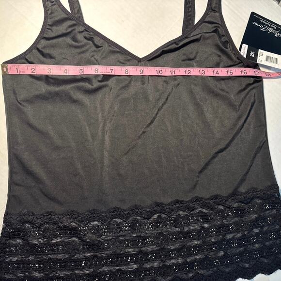 Body Form Fine Lingerie NWT MSRP $30 black two piece camisole and panties. - Picture 3 of 7